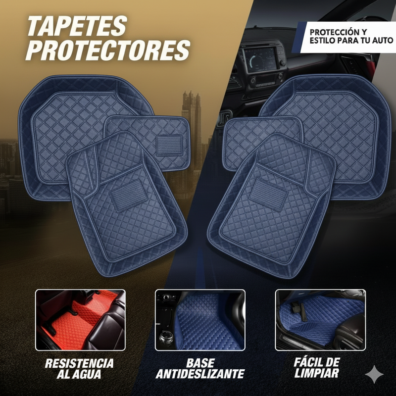Combo Tapetes Luxury para Autos